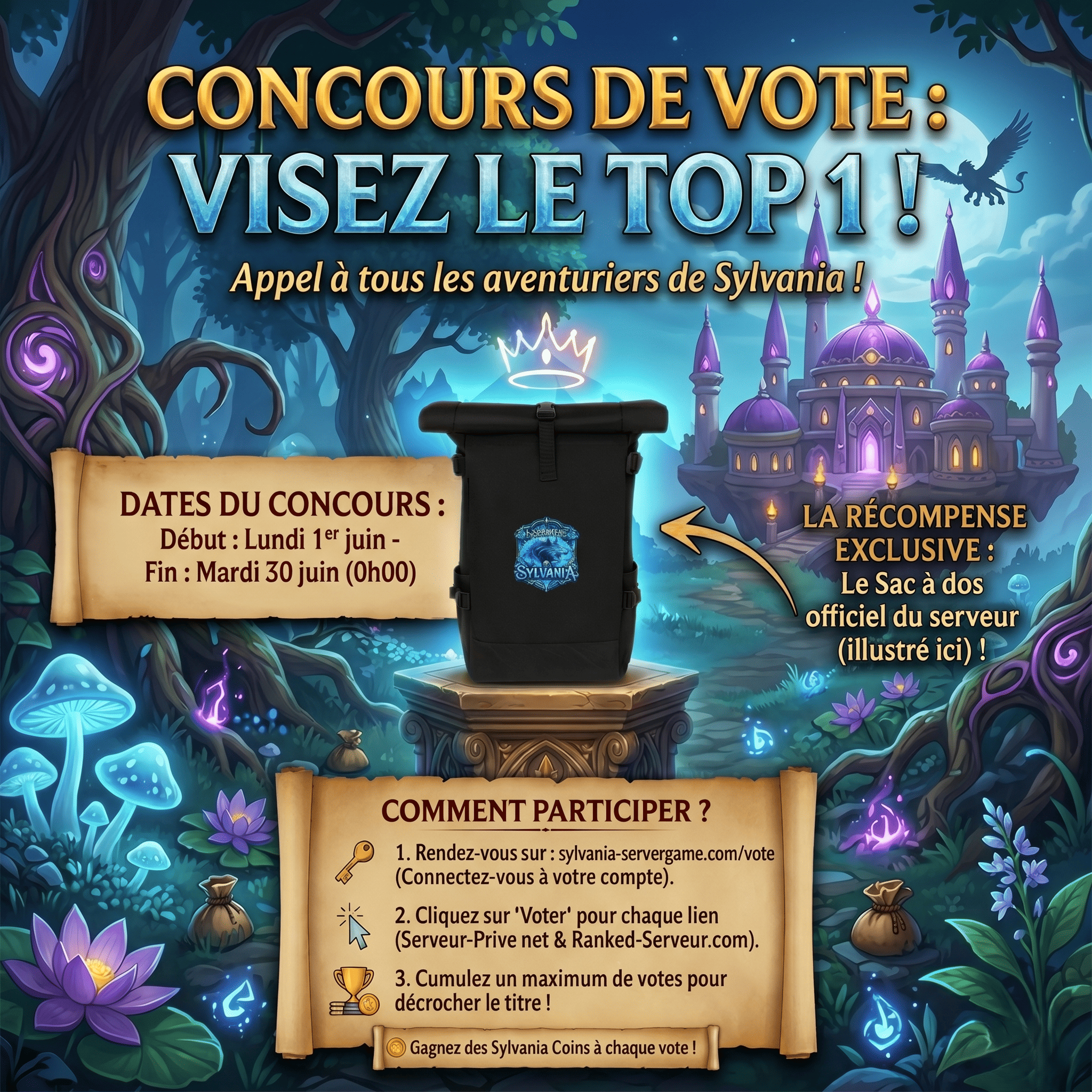Concours de Vote — Visez le Top 1 !